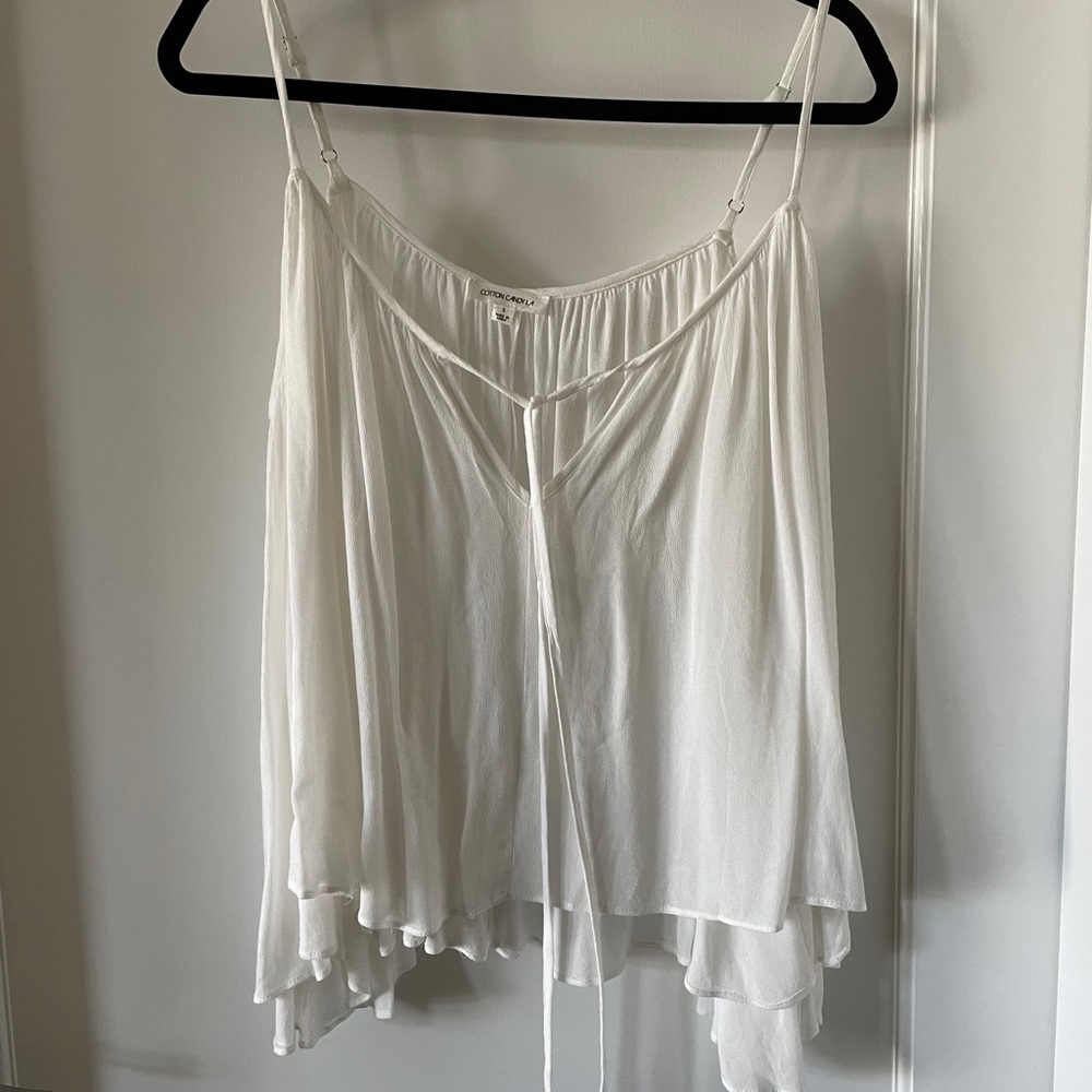 Off-the-shoulder flowy top